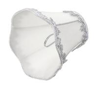 Kisangel Replacement Bell Shape Cloth Lampshade in Green Fabric for Table Floor Wall Lamps Suitable for Chandelier and Household Lighting