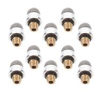 Kisangel Replacement Stylus Tips with Conductive Fiber Mesh 10pcs Metal M5 Outer Thread, Smooth Drawing and Accurate for Capacitive Stylus Pens for Touchscreen Devices