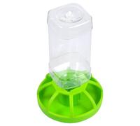 Kisangel Reptile Automatic Water Feeder Bowl for Lizard, Frog, Turtle, Snake, for Amphibian Tanks, Green Plastic Drinking Dish, 6.3 X 3.9 X 3.9 Inches