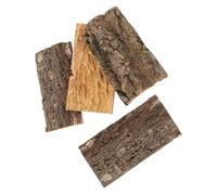 Kisangel Reptile Cave Hideout Habitat Cork Bark Terrarium Background Reptile Bark Backdrop for Aquarium Decor