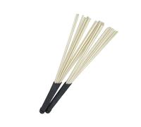 Kisangel Retractable Drum Brushes for Jazz Rock Folk Music Beginners - Plastic Drumsticks with Comfortable Rubber Handles Wear-Resistant Bristles Drum Accessories and Live Performance
