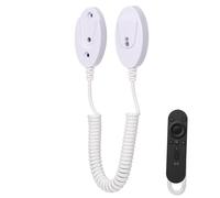Kisangel Retractable Remote Control Tether Cord for Tv Remote Holder Security Cable Anti-lost Rope Easy Install Accessory