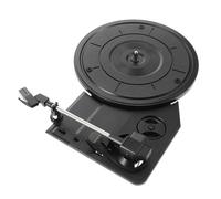 Kisangel Retro 200mm Turntable Record Player with Large Phonograph Movement, Built-in Speakers and Replacement Phonograph Needle for Vinyl Music Playback and Collector Use