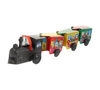 Kisangel Retro Train Toy Wind-up Clockwork Train Home Decor Educational Toy for Boy Girl No Battery Needed