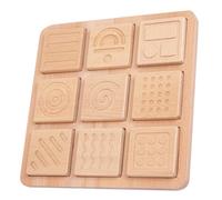 Kisangel Reusable Sensory Touch Board for Montessori Matching Puzzle with Rich Textures Develop Fine Motor Skills and Hand Eye Coordination for Early Learning Activities