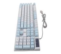 Kisangel Rgb Backlit Mechanical Gaming Keyboard with 104 Keys, USB Wired Design Featuring Sturdy Abs Keycaps and Hand Fatigue Reduction for PC and Laptop Use in Gaming and Professional