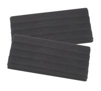 Kisangel Rubber Non- Bass Drum Hoop Foot Pads Protector Suitable for Students and Professional Players 2pcs Replacement for Broken Or Old Guards, Sturdy Drum Pedal Accessory