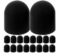 Kisangel Rubber Stylus Pen Tips with High Sensitivity and Accurate Precision Replacement Black 20 Pcs for Capacitive Stylus Pens Compatible with Tablets and Smartphones