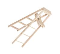 Kisangel Scale DIY Doll Furniture Accessory Mini Ladder for Miniature Decoration and Play for Miniature Homes and Dolls