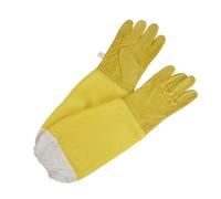 Kisangel Sheepskin Beekeeping Gloves with Thorn-resistant Protection for Beekeepers Practical Bee Keeping Accessory Tool Safe and Easy to Use for Feeding Bees and Hive Work