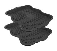 Kisangel Shoe Trays Entryway Boot Tray Mat Flower Pot Mat Indoor Outdoor Pet Feeding