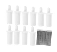 Kisangel Shutter Repair Pins and Staples Kit Window Screen Plunger Pins Replacement for Indoor Plantation Blinds Easy Install Curtain Repair Tool for DIY and Professional Use