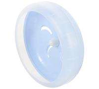 Kisangel Silent Exercise Wheel for Hamsters and Rats Non-slip Convex Lines, Blue Plastic Running Wheel for Small Pets, for Night Use and Keeping Pets and Healthy