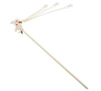 Kisangel Silver Rabbit Hair Pin Alloy Hair Accessory for Adds Charm Practical for Young Suitable for Hanfu Hairstyles and Cultural Events