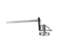 Kisangel Silver Steel Drum Mounted Cowbell Clamp with Simple Structure, Musical Instrument Accessory for Drum Kit, Small Percussion Extension Clip for Jazz and Band Use