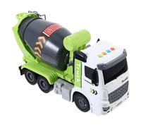 Kisangel Simulation Engineering Truck Mixer with Light Music Pull Back Construction Vehicle Educational for present for Compact Design for Easy Grasping Random Color