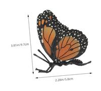 Kisangel Simulation Plastic Butterfly Prop Realistic Lightweight Insect Model Cognitive for Garden Desktop Decoration and Prank Use