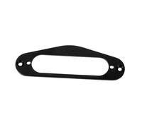 Kisangel Single Coil Pickup Mounting Ring Frame for St Style Electric Guitars, Black Metal Replacement Accessory Fine Workmanship, for DIY Guitarists and Luthiers Gb407a