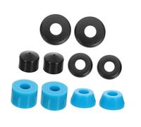 Kisangel Skateboard Shockproof Cushions Blue PU Pivot Cups Shock Absorber Pads for Stable Smooth Sliding Lightweight Skateboard Accessories