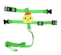Kisangel Small Animals Walking Rope Adjustable Polyester Bunny Leash Prevents Pet from Getting Lost Light Green Harness for Outdoor Use