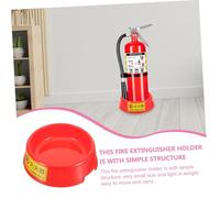 Kisangel Small Fire Extinguisher Stand Floor Bracket for Powder Extinguisher Plastic Base Holder for Home Office Safety Compact Lightweight Fire Mount Holder