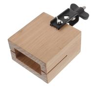 Kisangel Small Mountable Wooden Cowbell for Drum Kit Percussion Block Instrument with Fine Resonance for Band Practice Festivals and Music Educators