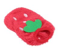 Kisangel Small Pet Vest Bunny Dog Clothes Lightweight Coral Fleece Winter Coat Adorable Design Easy to Put and Take off Creative Style for Outdoor Recreations and Jogging