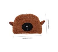 Kisangel Soft Sherpa Plush Sheep Ear Cap Cute Cartoon Cosplay Headgear for Winter Party and Photography Warm Lamb Ear Costume Hat with Fine Craftsmanship and Versatile Wear