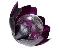Kisangel Solar Light Solar Garden Flowers Lotus Lights Solar Pond Light Outdoor Pond Lamp