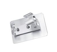 Kisangel Space Aluminum Adjustable Shower Bracket Holder with Seamless Base No Drilling Installation Multi-Functional Wall Mount for Standard Shower Heads Towels and Bath Accessories Easy