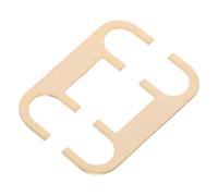 Kisangel Speaker Terminal, Copper Jumper Plate Connector 4-position for and Minimizes Energy Loss and Enhances Musical Clarity, Golden Finish DIY Audio Upgrade Professional Audio Systems