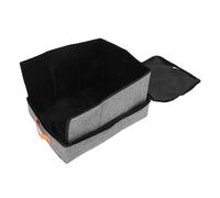 Kisangel Splash Guard Cat Litter Box Foldable for Small Kittens Traveling Low Entry Plastic Cat Litter Box Toilet at Home Car