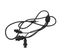Kisangel Splitter Connecting Cable for Ceramic Hair Perm Machine | 1-to-4 Splitter Extension Cord, Hair Styling Machine Wire with DC Round Jack, Salon Hair Perm Machine Power Connecting Cable