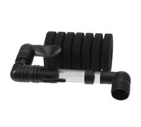 Kisangel Sponge Aquarium Filter Single Head Air Pump Fish Tank Filter for 8-16 Gallon Tanks Ultra Quiet for Water Filtration and Oxygenation in Freshwater Aquariums