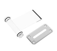 Kisangel Stainless Steel and Acrylic Replacement Coin Slot Money Jar Part with Easy to Store and Operate Features for Poker Game and Casinos Silver Coin Storage Jar Slot