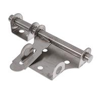 Kisangel Stainless Steel Door Barrel Bolt Lock Solid Core Safety Latch for Wooden Doors and Windows Security Lock with Polished Edges Easy Installation for Home and Office Use
