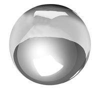Kisangel Stainless Steel Gazing Ball Polished Reflective Sphere for Garden Decor Weather Resistant Outdoor Ornament for Patios Yards Ponds Durable Mirror Finish