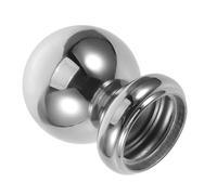 Kisangel Stainless Steel Handrail End Ball Cover Hollow Pole Top Cap for Staircase Railings Integrated Handrail Accessory with Artistic Round Design Easy Installation for Modern Residential