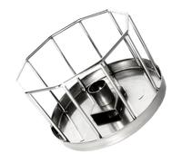 Kisangel Stainless Steel Reptile Water Feeder Automatic Drinking Dish for Tortoise Lizard Snake Anti-rust Pet Water Bowl for Horned Frogs Crabs Bullfrogs and Rainforest Reptiles