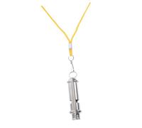 Kisangel Stainless Steel Survival Whistle for Training and Emergency Use Loud Sound for Hiking Camping and Outdoor Adventures