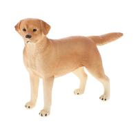 Kisangel Standing Golden Labrador Dog Figurine Realistic Dog Breed Figure Educational Animal Model for Role Play and Display Home Decor