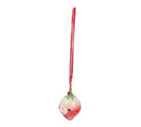 Kisangel Strawberry Shaped Ocarina for Boys and Girls 6-Hole Practice Wind Instrument Creative Musical for Children Fun Fruit Design