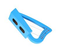 Kisangel String Lyre Harp Classical Wooden Harp Instrument for Beginners and Professionals Portable Lightweight Design Warm Tone for Lessons Casual Play and Small Performances