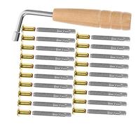 Kisangel String Tuning Pin Tuning Wrench for Lyre Harp Part Lyre String Nail Professional Key