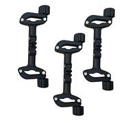 Kisangel Stroller Pushchair Connector 1 Set Adjustable Detachable Twins Linker Iron Plastic for Twin Baby Strollers Fits Round Oval Tubes