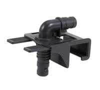 Kisangel Sturdy Black Plastic Fish Tank Fixed Clip with Safe Shapely Design, Aquarium Water Hose Clamp Holder for Secure Fish Tank Pipe Fixing and Aquarium Accessories