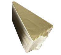 Kisangel Sturdy Golden Paper Cake Bases 100 Pcs Triangle Cake Pads Baking Dessert Boards for Presenting at Birthday Parties and Events