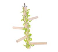 Kisangel Sturdy Parrot Stand on Tree Branch Easy Assembly Pet Bird Entertaining Stand