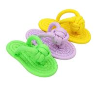 Kisangel Sturdy Teething Cotton Rope and Small Medium for Slippers Chew Random Color Dogs, for Training and Playing, Pet for Chihuahua and Other