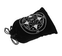 Kisangel Tarot Card Storage Bag Soft Fabric Drawstring Pouch for Tarot Cards Jewelry and Crystals Stylish Mini Sack for Events and Gatherings Versatile Bag with Unique